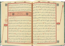 Load image into Gallery viewer, Holy Quran in Keepsake Velvet Gift Case - Green -430