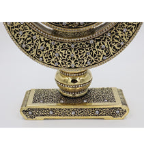Load image into Gallery viewer, Islamic Table Decor Allah & Muhammad Moon & Star Gold 233G