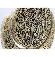 Load image into Gallery viewer, Islamic Table Decor Allah & Muhammad Moon & Star Gold 233G