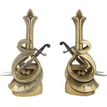 Load image into Gallery viewer, Islamic Table Decor Hazrat Ali's Sword - Gold 2624