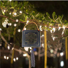 Load image into Gallery viewer, Harilla Muslim Eid Mubarak Hanging Tags Plaque with String Ramadan Home Car Decorations