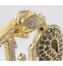 Load image into Gallery viewer, Islamic Table Decor Waw Tulip 99 Names of Allah Gold