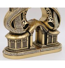 Load image into Gallery viewer, Islamic Table Decor Musenna Allah & Muhammad Set Gold