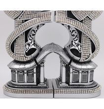 Load image into Gallery viewer, Islamic Table Decor Musenna Allah & Muhammad Set Silver