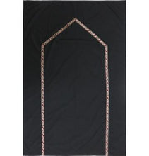 Load image into Gallery viewer, Pocket Travel Prayer Mat with Zippered Case - Black
